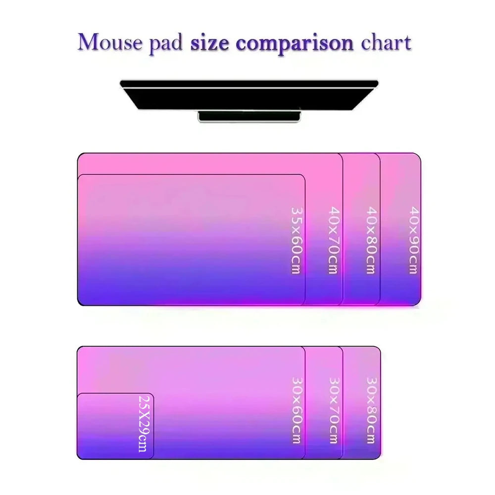 XXL Mouse Pad Yuki AIM Gaming Mouse Pad, Cute Advanced Anime Girl Table Pad, Mousepad Professional e-Sports Game Table Pad
