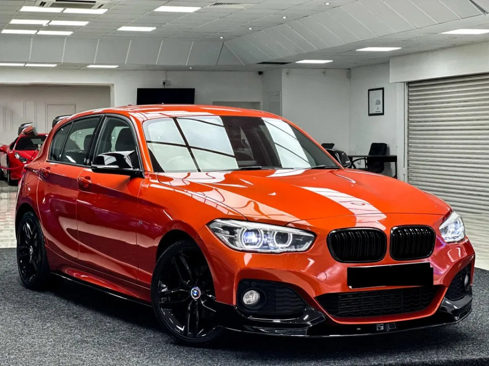 BMW Front Bumper Kidney Grille Racing Grills For BMW 1 Series F20 F21 2015-2019 Replacement Double Slat Gloss Black Grilles