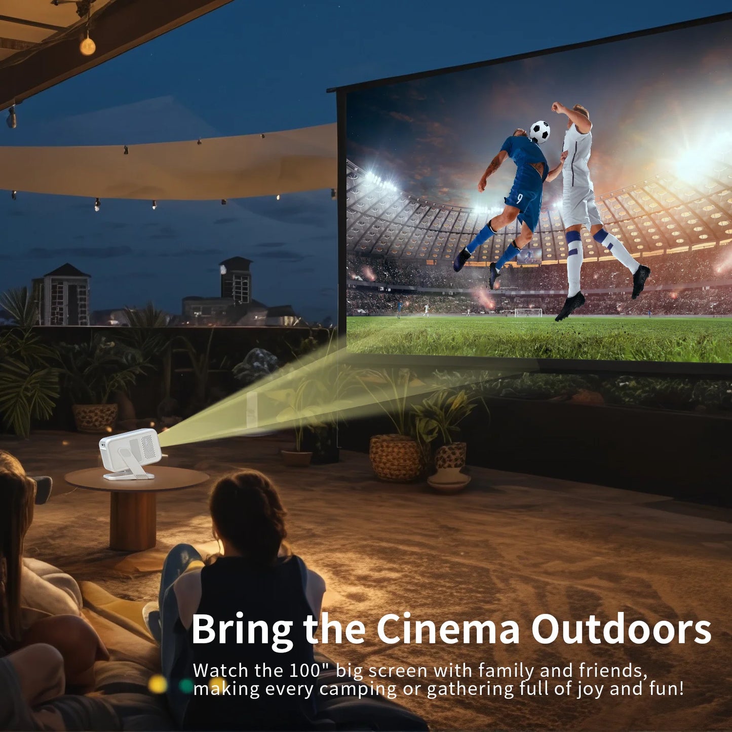 Magcubic Auto Focus 4K HD 1920*1080P 420ANSI Portable Projector Android