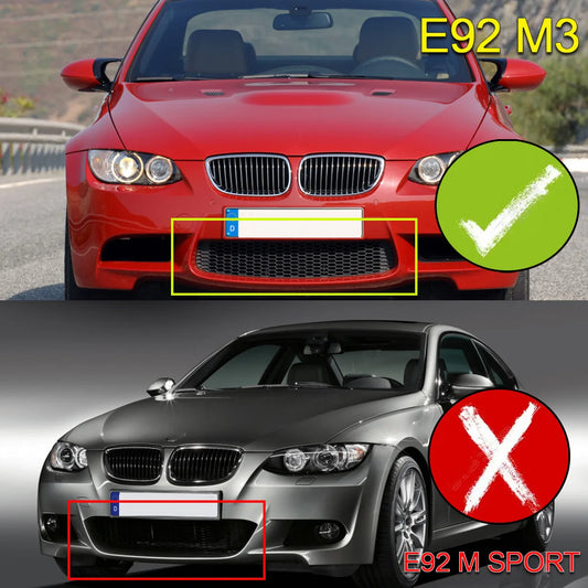 High Quality front lip / splitter / spoiler BMW E92 E93 E90 Front Bumper Splitter Gloss Black 3 Series M3 GTS 2007 2008 2009 2010 2011 2012 2013 Front Spoiler Lip Whole