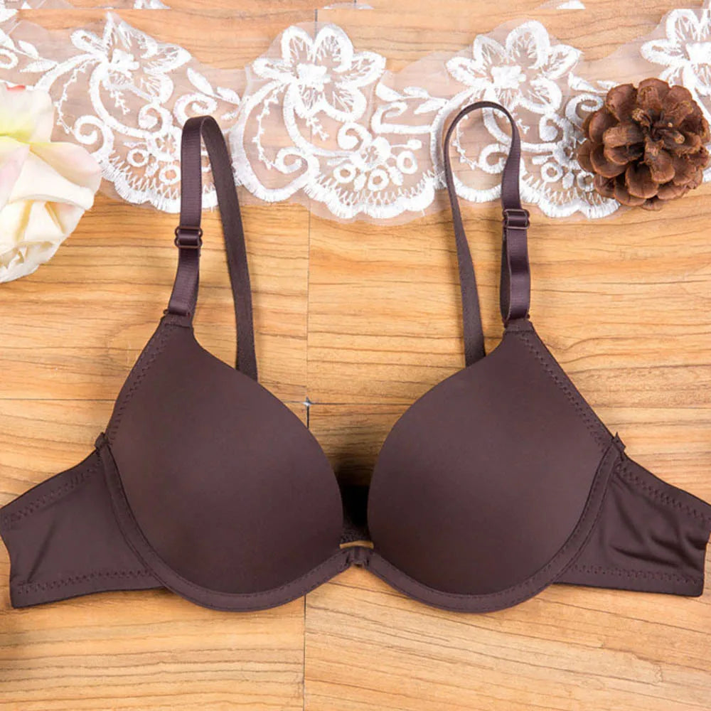 Bras For Womens Lingerie Push Up Bra Underwire Light Padded Teenagers sBrassiere Top Girl Small Cup AA A B