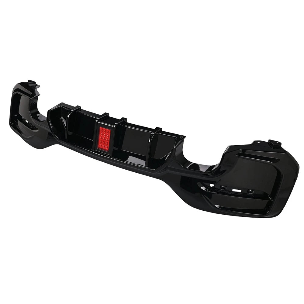 BMW Rear Bumper Lip Diffuser With LED Rear Spoiler For BMW 1er M Sport F20 F21 M135i M140i Fits BMW BMW E92 E93 335I Accessories HOT