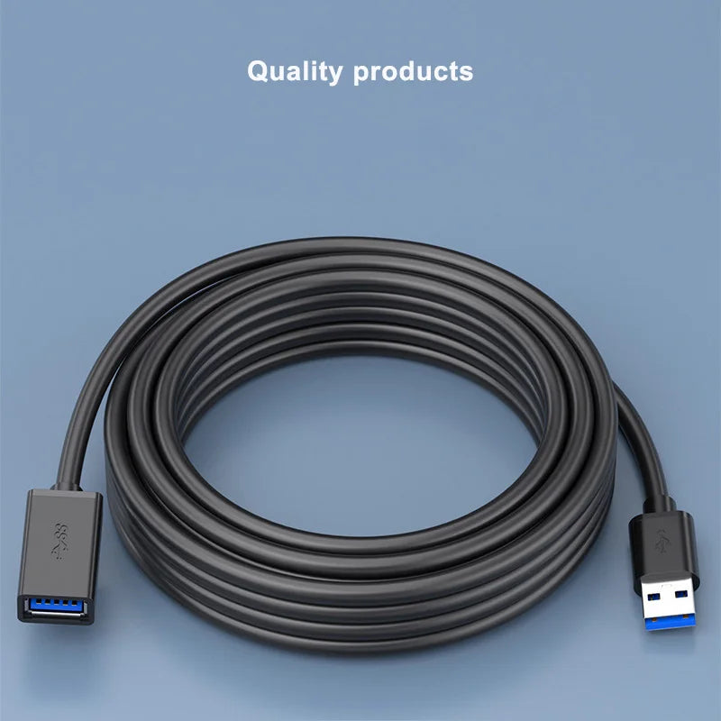 0.5/1/2/3/5 M USB Extension Cable 3.0 Data Cord For Laptop TV SSD USB 3 0 Male to Female