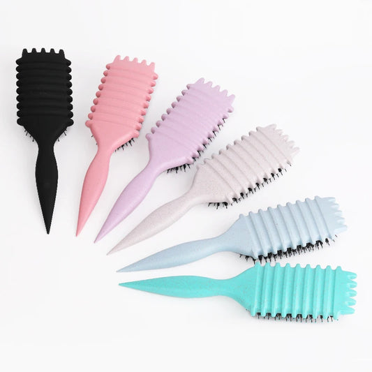 Salon Styling Curly Hair Styling Brush Curl Hair Brush for Combing and Shaping