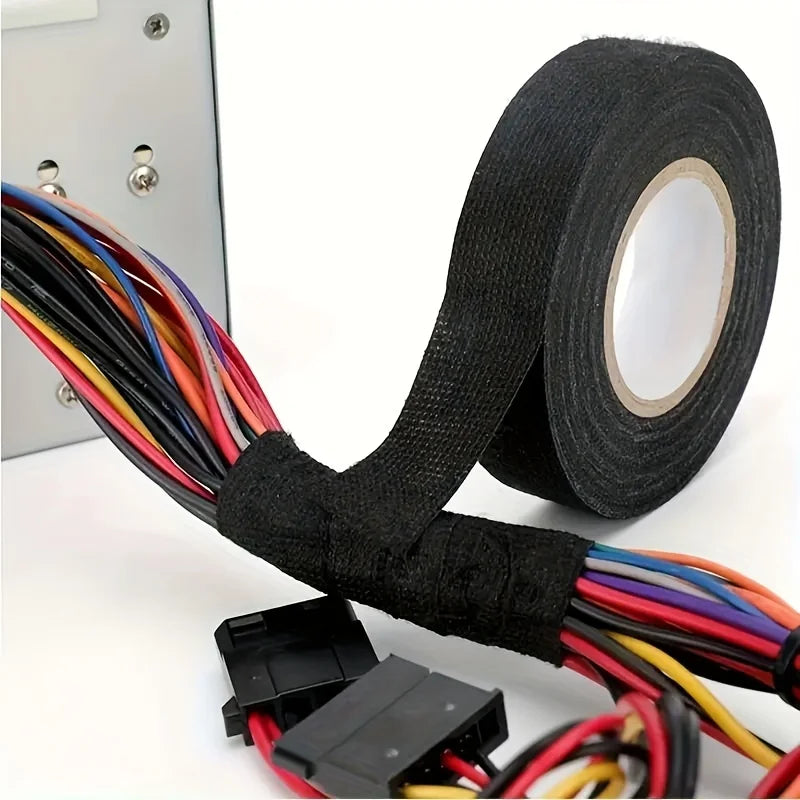 Car Engine Compartment Adhesive Tape High Temperature Resistance Insulation Flame Retardant Velvet Electrical Tape Cloth