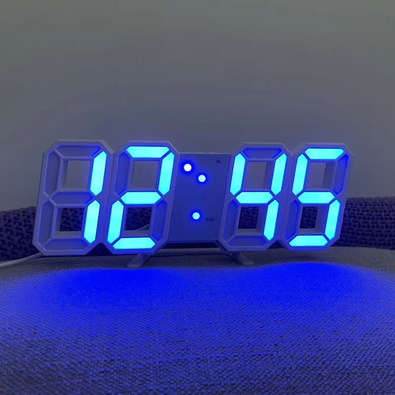 Electronic Digital Wall Clock Living Room Bedroom Decoration Decor Watches
