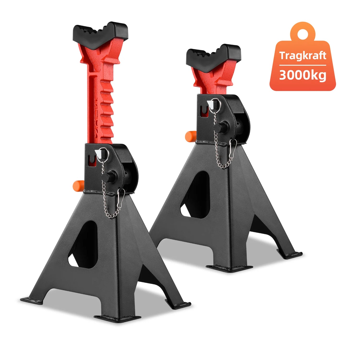 1 Pair 3Ton/6Ton Car Wheel Lifting Jack Stand Auto Repair Safety Jack Bracket Car Tire Stand Support Frame Repair Safety Support