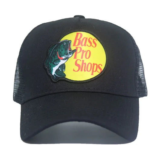 Fashion Bass Pro Fish Trucker Caps Men Funny Fishing