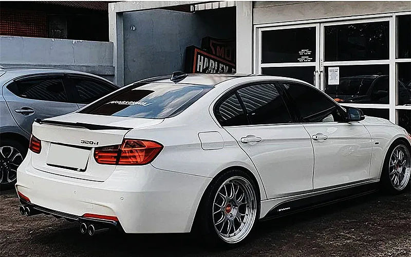 Spoiler for BMW 3 Series F30 F31 F35 M4 MP PSM Style Carbon Glossy Black Rear