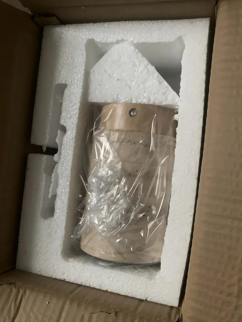 Modern Stone Travertine Ceiling Lamp Bedroom Corridor Flush Mounted