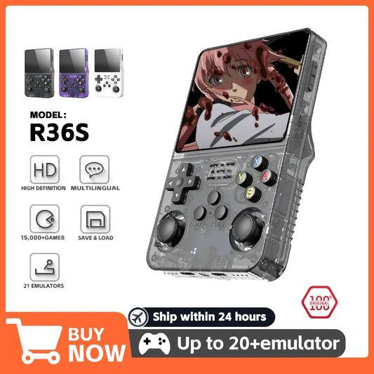 R36S Retro Handheld Video Game Console Linux System 3.5-inch