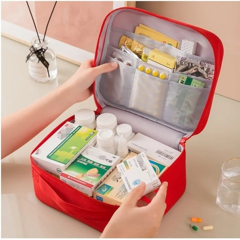 3 Pcs/set Portable Medical Storage Bag First Aid Kit Organizer Home Outdoor Travel Bag