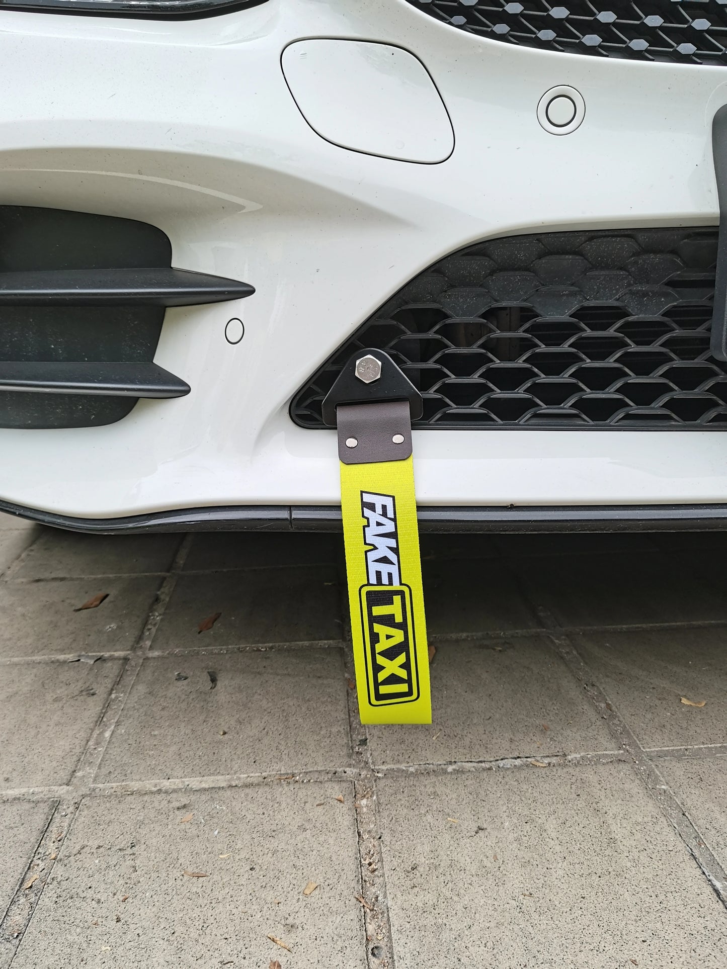 Newest JDM Racing Car styling Car Ropes Hook Individual Decoration Hokkaido Towing Strap Initial D Tow Strap Auto Accessories