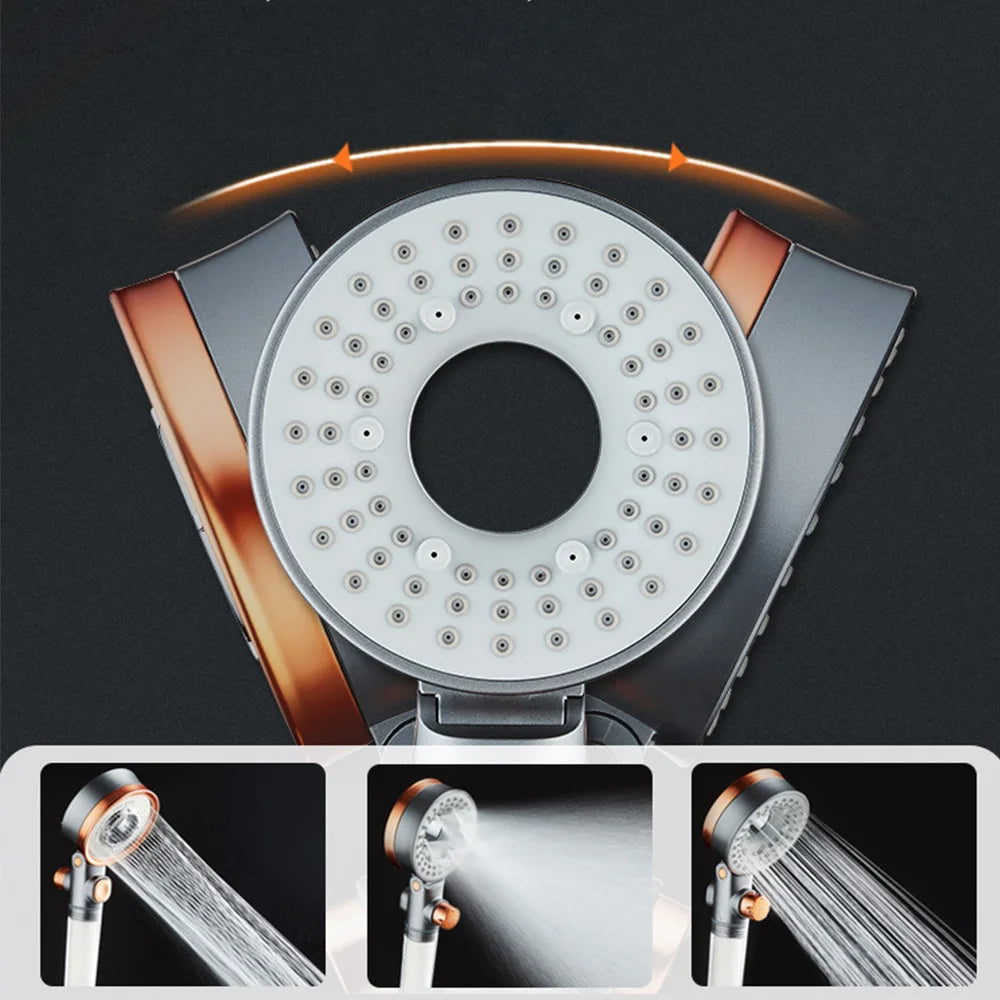 Double-sided shower head beauty filtered water purification three-speed pressurized