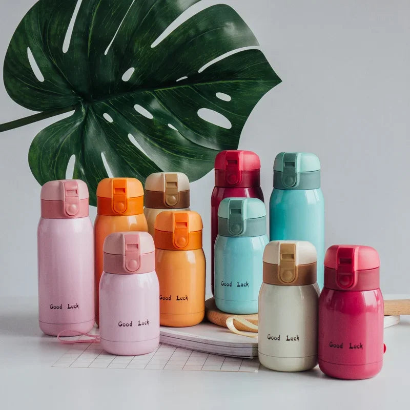 Mini Thermos Cup 200ml/360ml Pocket Cup Stainless Steel Thermal Coffee Mug Vacuum Flask
