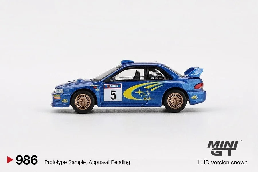 MINIGT 1:64 WRC99 1999 Rally Australia Winner #5 Diecast Model Car