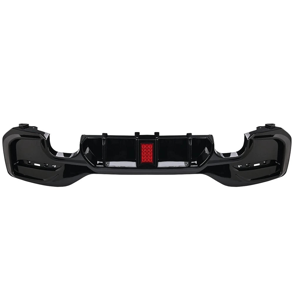 BMW Rear Bumper Lip Diffuser With LED Rear Spoiler For BMW 1er M Sport F20 F21 M135i M140i Fits BMW BMW E92 E93 335I Accessories HOT