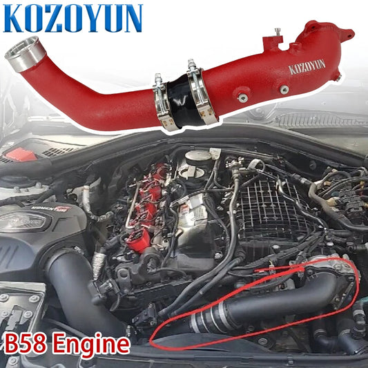 QT Cold Air Intake Charge Pipe Intake tube for BMW B58 M140i M240i 340i 440i xDrive 16-18