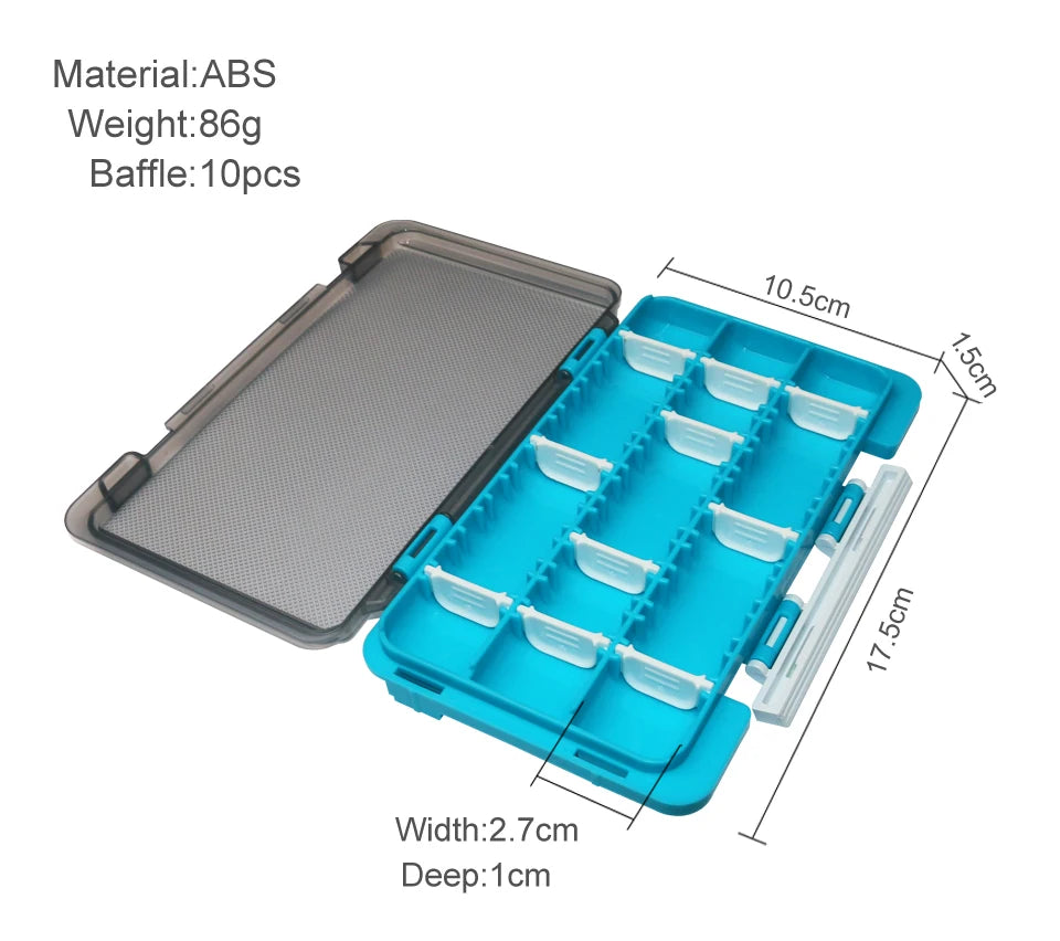 Fishing Box Portable Accessories Box Fisherman Tackle Box Plastic Bait Boxes Hook Organizer Storage Tool For Carp Fishing Goods