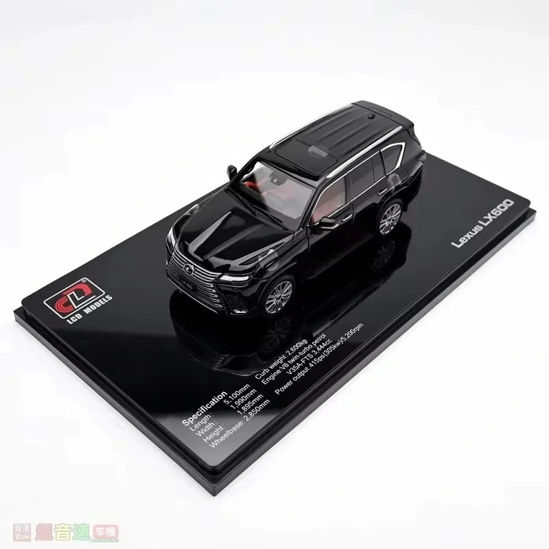 Lexus Lx600 Suv 1:43 Scale Die-Cast Model Full-Open Alloy Miniature Car