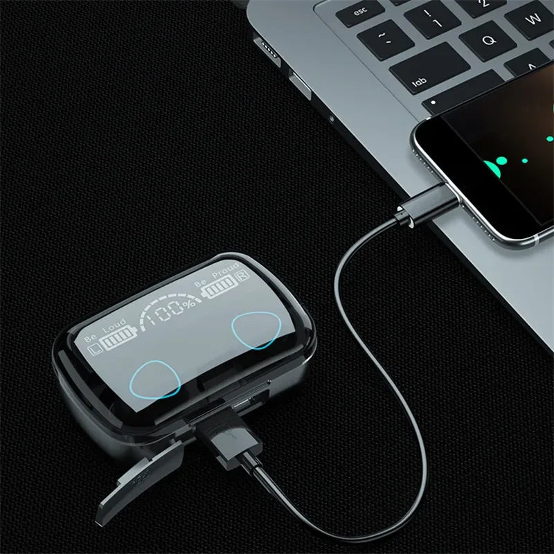 M10 TWS Bluetooth Headphones 3500mAh Charging Box