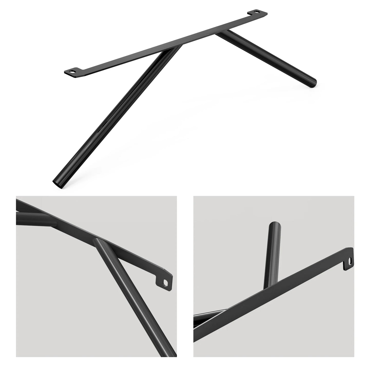 BEVINSEE Kidney Struts Kidney Brace Kidney Grille Decoration For BMW E46 323i 325i 328i 330i 1999-2006