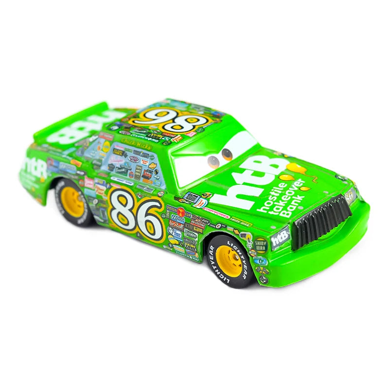 Disney Pixar Cars Toy The King Chick Hicks Lightning McQueen Jackson Storm 1:55 Diecast Toy Car For Children