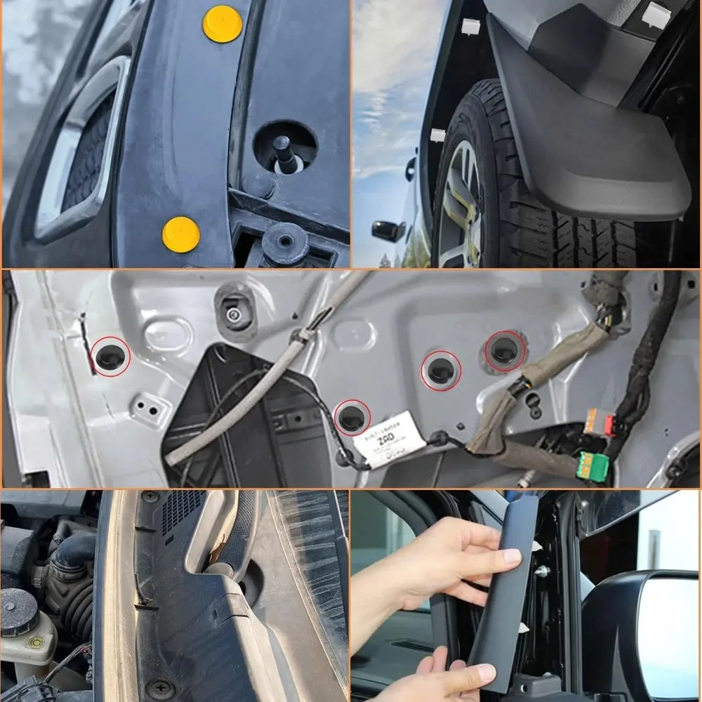 500Pcs 1000Pcs Mixed Car Buckle Clips and Remover Tool
