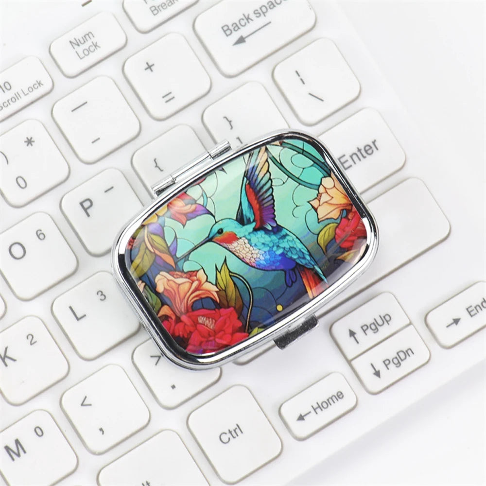 Travel Cases Lovely Coloured Medicine Metal Jewellery Organizers