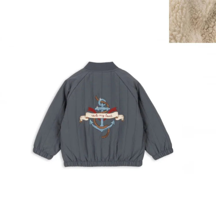 Children's Jackets 2024 Fall And Winter New Cartoon Fashion Boys And Girls Coat Cotton Warm Korean Jacket Children's Clothing