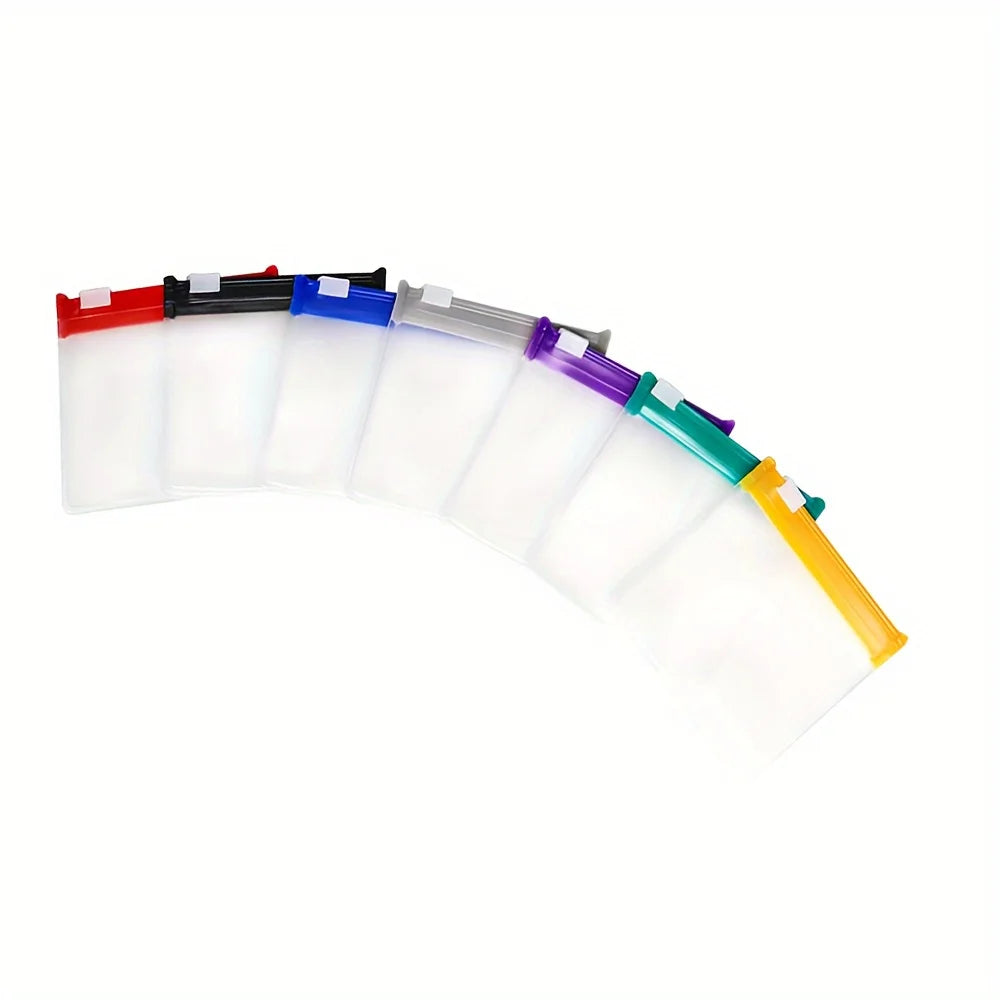 7pcs Pill Pouch Bags Reusable Zippered Pill Pouch Set