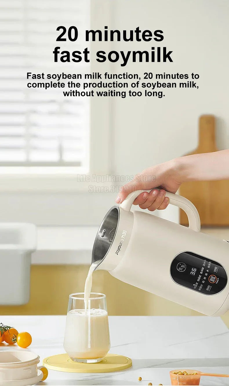 Mini Soymilk Maker 600ML Multifunction Food Blender Mixer