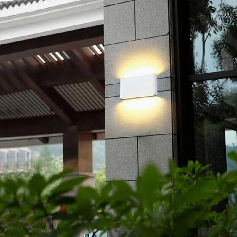 6W 12W LED Wall Lamp Outdoor Waterproof Garden Lighting Aluminum