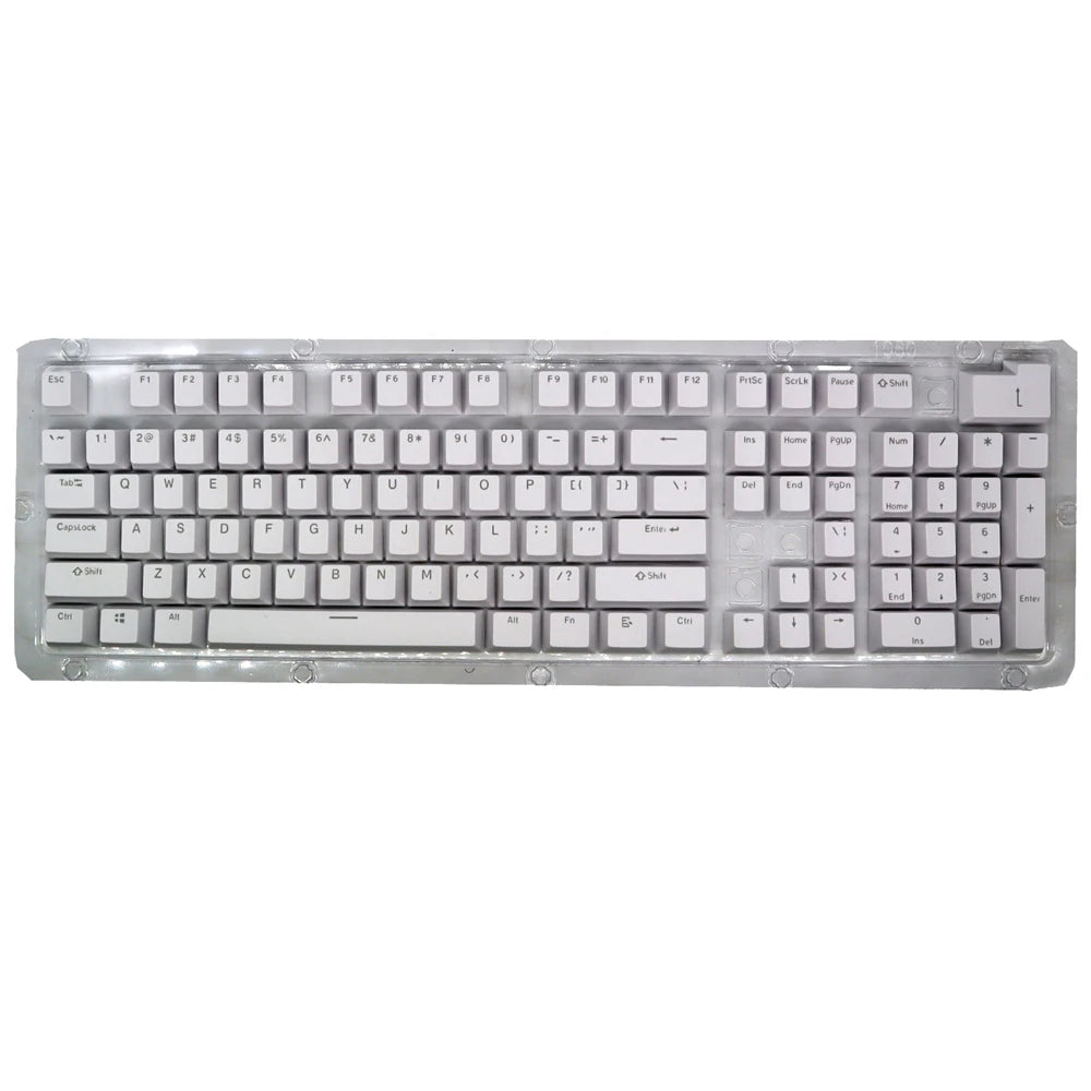104pcs Mechanical Keyboard ABS Keycaps Blank Keycaps For Cherry MX PC Desktop Computer Key Cap Switches Keycap Keyboard