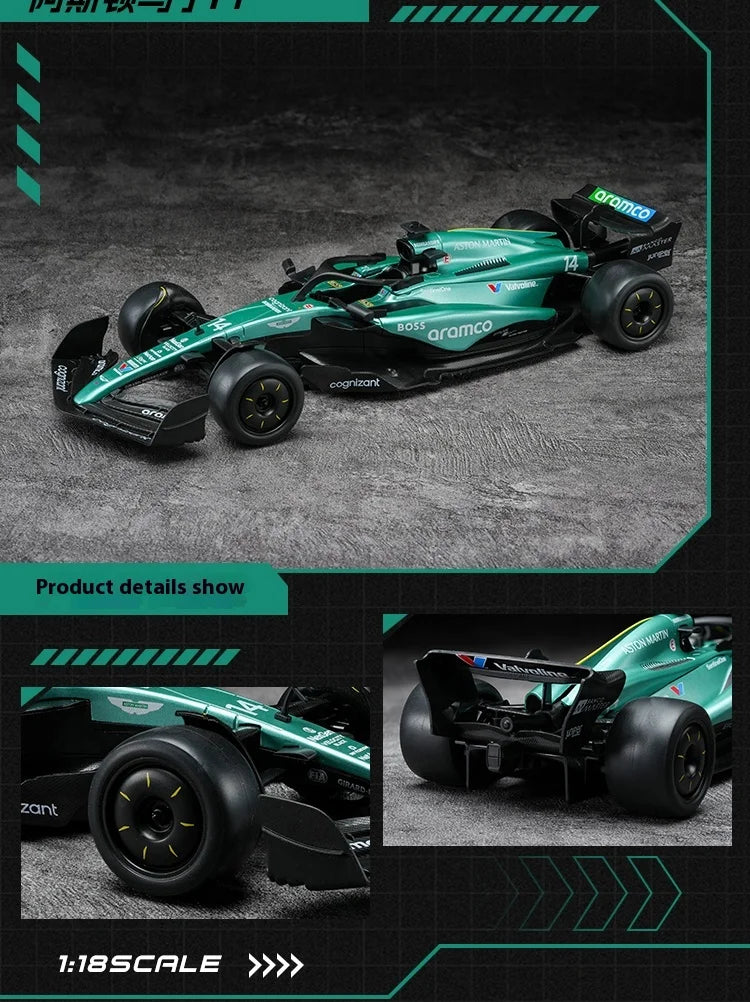 TSC 1:18 F1 Aston Martin 14 F1 /Mclaren 4 F1 Alloy Model Car