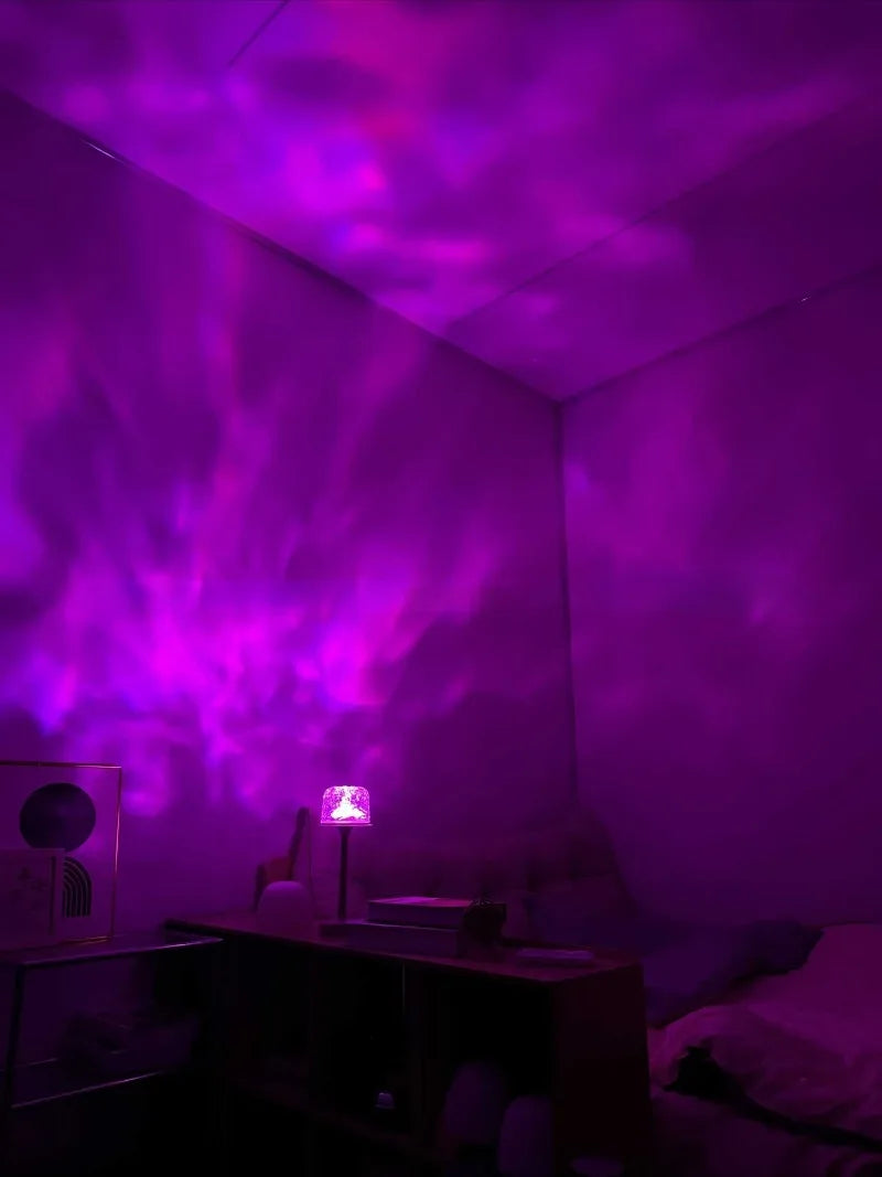 LED Lamp Romantic High Footed Water Ripple Atmosphere Desk