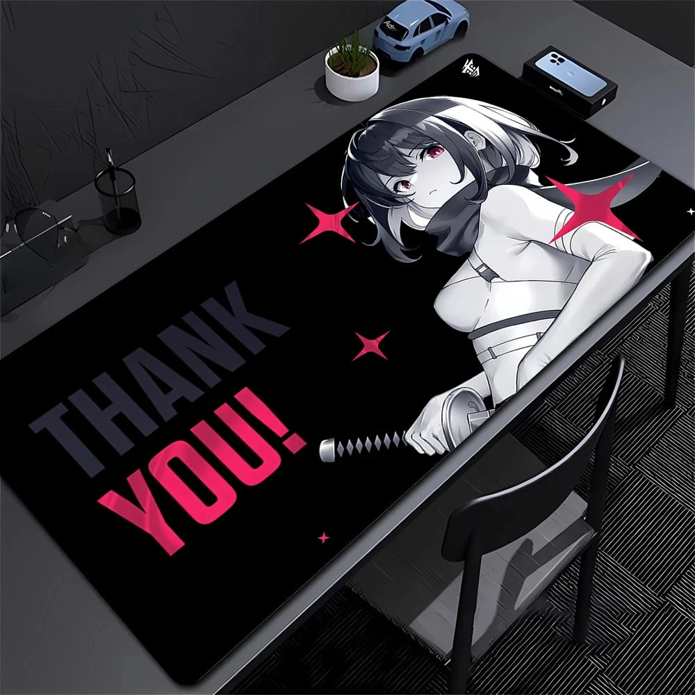 XXL Mouse Pad Yuki AIM Gaming Mouse Pad, Cute Advanced Anime Girl Table Pad, Mousepad Professional e-Sports Game Table Pad