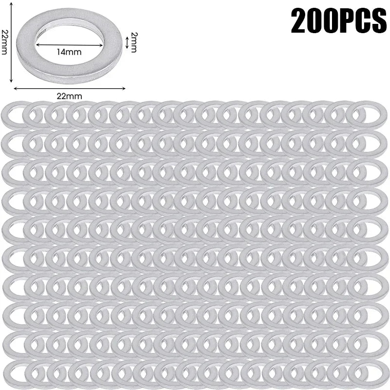 Honda Accord Aluminium Oil Drain Seal Gasket 14 mm I.D. Screw Washers For Honda Accord CR-V CR-Z 9410914000 94109-14000