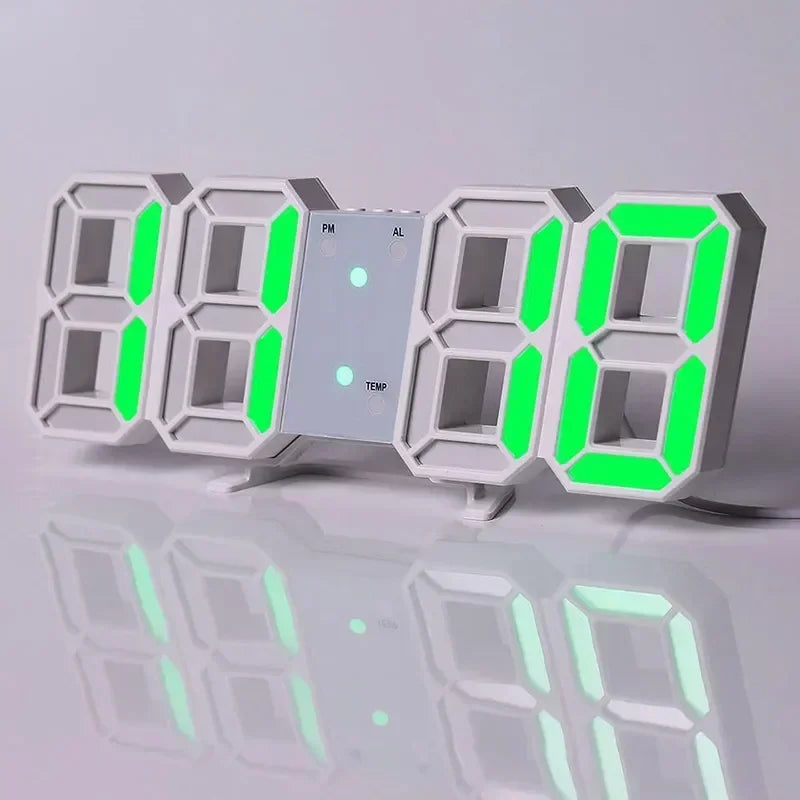 Electronic Digital Wall Clock Living Room Bedroom Decoration Decor Watches