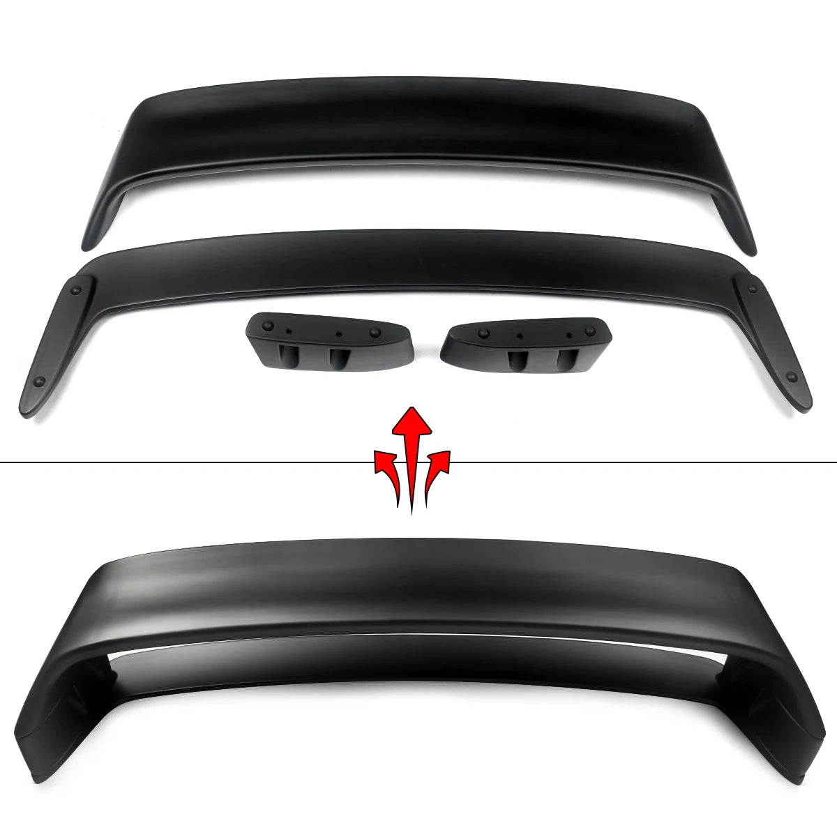Spoiler M3 GT Style Rear Trunk Spoiler Wing Glossy black for BMW 3-Series E36 1991-1998