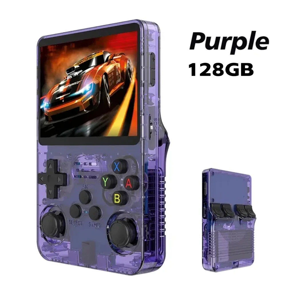 R36S Retro Handheld Video Game Console Linux System 3.5 Inch IPS Screen Portable Player 64GB