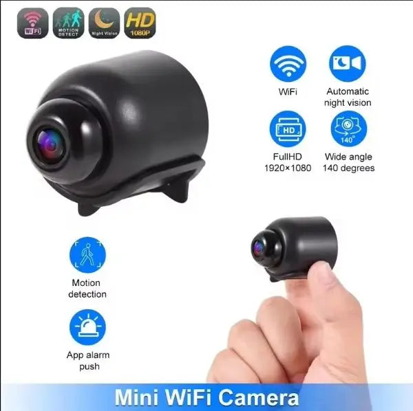 Spy Camera Wireless WiFi 1080P HD Mini Camera Baby Monitor Indoor Security Surveillance Night Vision IP Cam Video Recorder Safety Camcorder