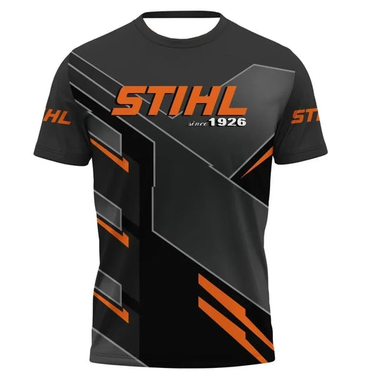 Men's Quick-dry T-shirts with Prints Comfortable for Sports and Leisure Breathable Sweat-absorbing Short Sleeves