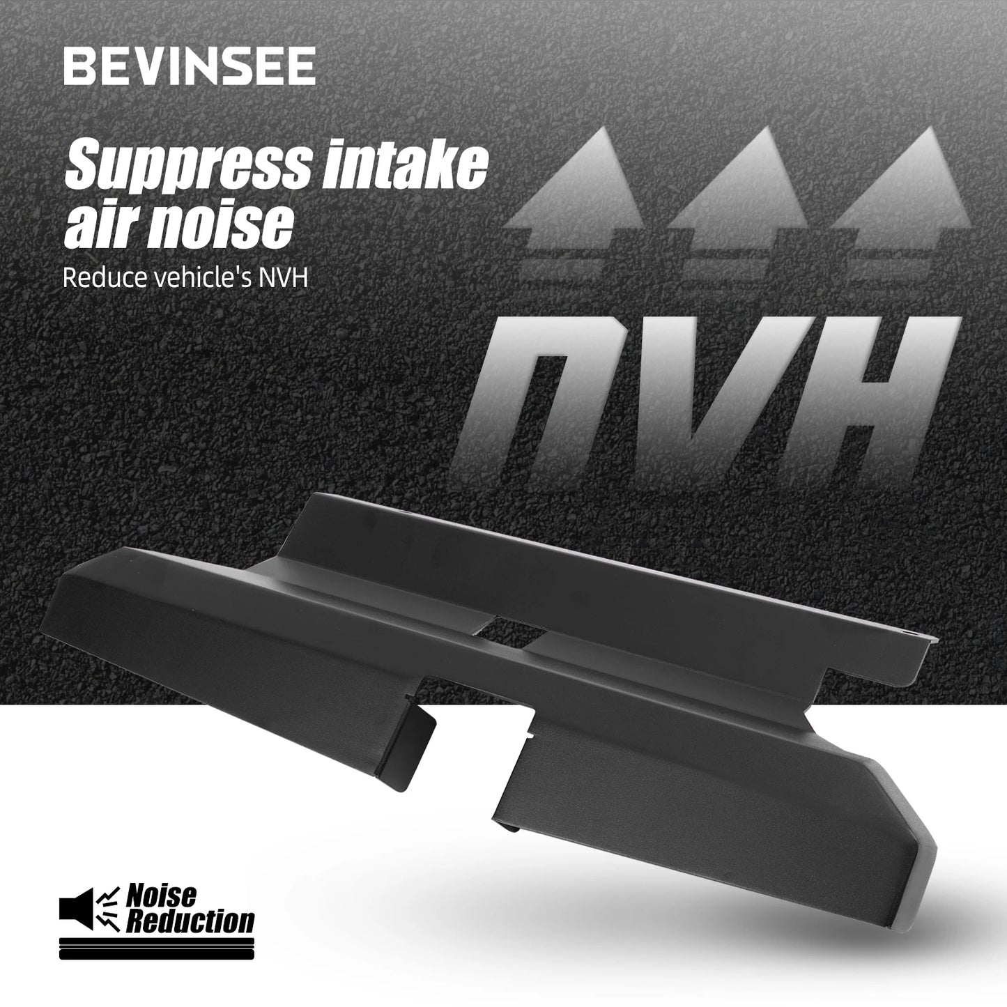 BEVINSEE Air Intake Scoop for BMW E46 320i 320ci 323i 323ci 325i 325ci 325xi 325ti 328i 328ci 330i 330ci 330xi M52TU M54 Engine