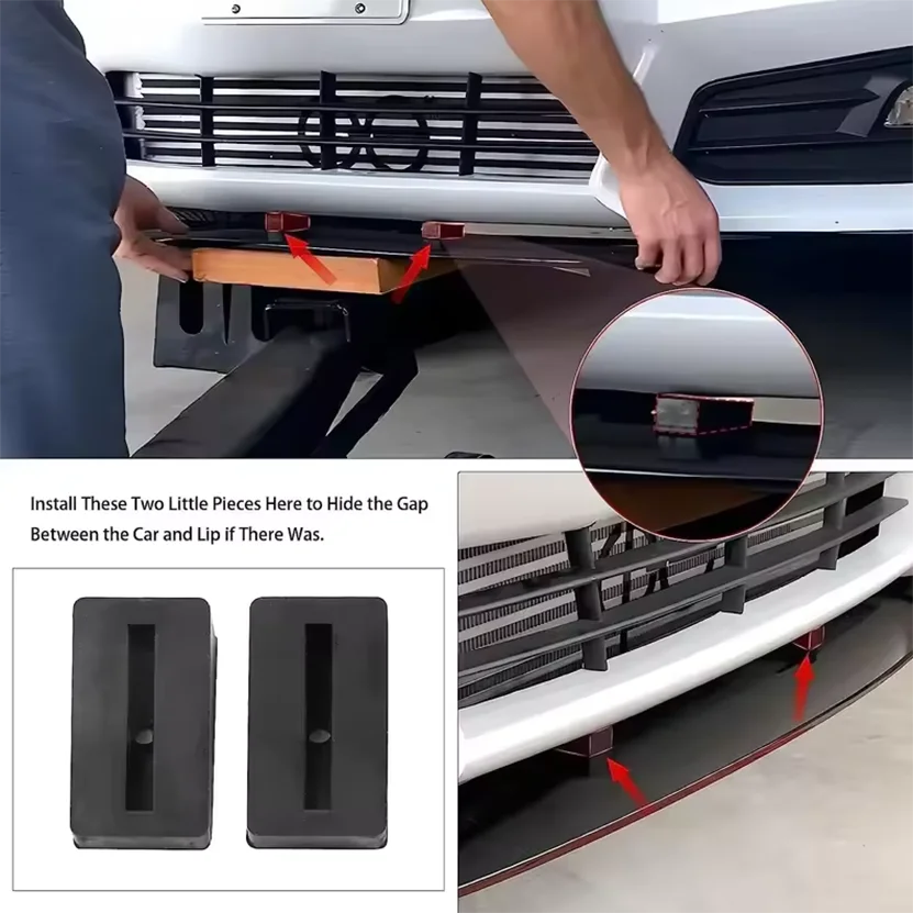 Front Bumper Spoiler Diffuser Body Kit for Audi A3 A4 A5 A7 A8 B7 B8 Q7 RS5 RS6 S3 TT Front Lip Chin Splitter