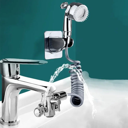 Facet External Shower Set Copper Bathroom Multi-function Massage Shower