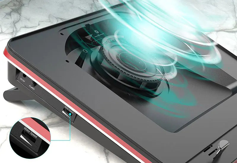 IETS GT500 Laptop Cooling Stand V2/V1/S2/B0 Series Cooling Pad 5000RPM External Cooler for 13", 15” to 17.3" Gaming Notebooks