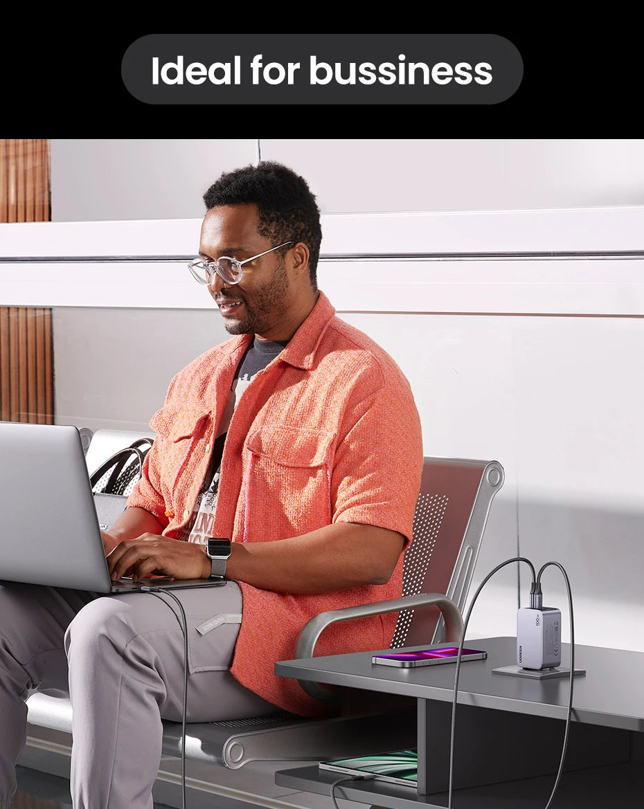 UGREEN 100W GaN Charger USB C Charger QC4.0 3.0 Quick Charge