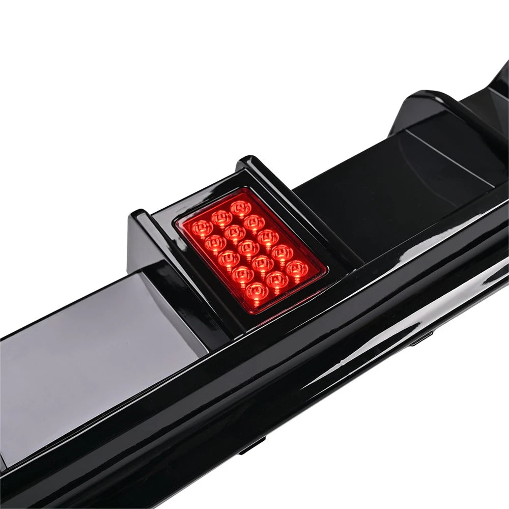 BMW Rear Bumper Lip Diffuser With LED Rear Spoiler For BMW 1er M Sport F20 F21 M135i M140i Fits BMW BMW E92 E93 335I Accessories HOT