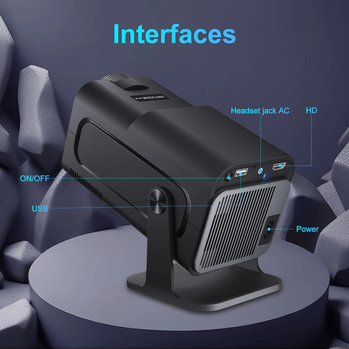 Magcubic HY320 Android11 4K HD Projector WiFi6